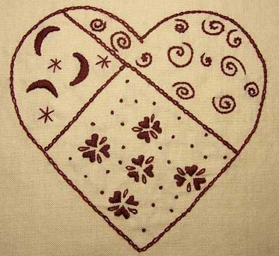 Reader’s Embroidery: Free-Style Hearts – NeedlenThread.com