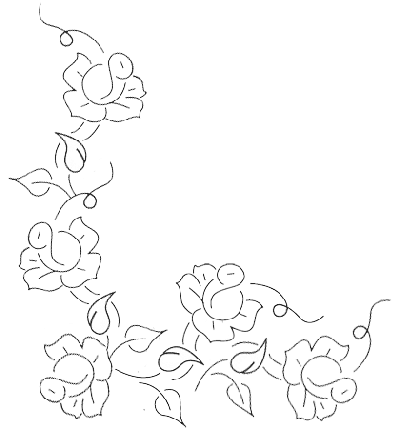 simple rose designs drawings