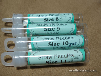 Hand Needles - Foxglove Cottage Milliners / Straw Needle Size 9 16ct –  Merrily We Quilt Along