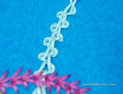 Spanish Knotted Feather Stitch Video –