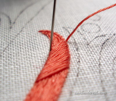 satin stitch settings for sew art