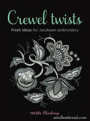 Queen Rose Light crewel embroidery design