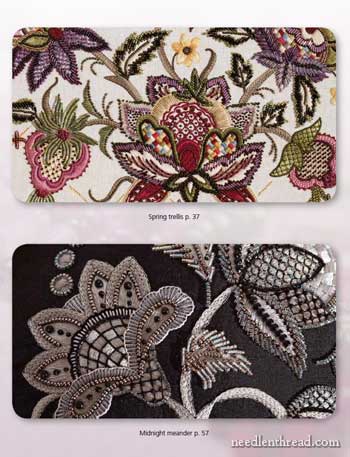 Books for crewel (jacobean) embroidery: fresh ideas and techniques!