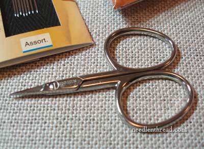 Scissors Embroidery Sewing Scissor Craft Small Tip Embroidered Trimmer  Thread Bulk Pointed Shears Needles Hand Travel