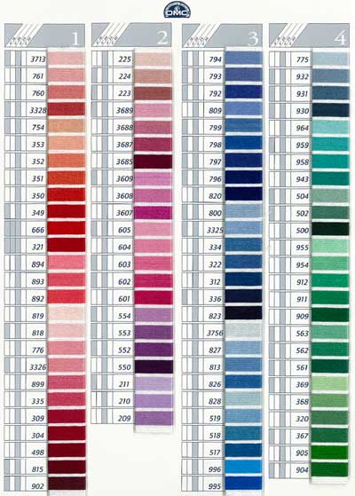 DMC Coton a Broder 25 (Art. 107): On Choosing Colors – NeedlenThread.com
