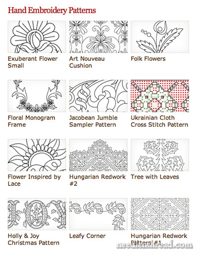 Seasonal Embroidery Patterns– Mindful Mantra Embroidery