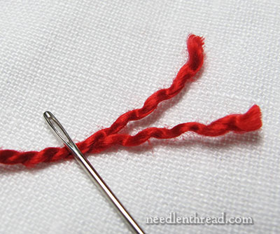 Embroidery thread VS Sewing thread
