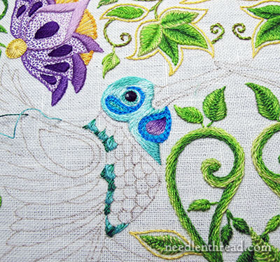 Secret Garden Hummingbirds – Stitching & Un-Stitching – NeedlenThread.com