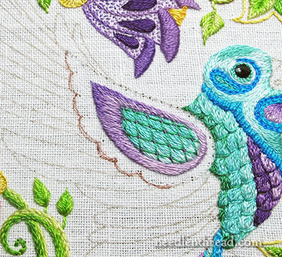 More Embroidery on the Wing & the Growth of Orts – NeedlenThread.com