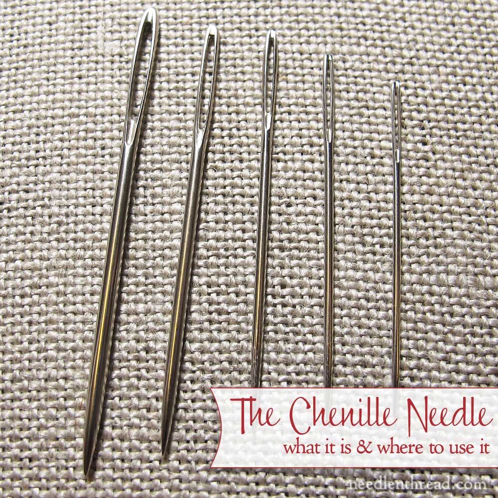 Colonial Needle Chenille Sharp Tip Needles, Size 14, Metal, Pack of 25
