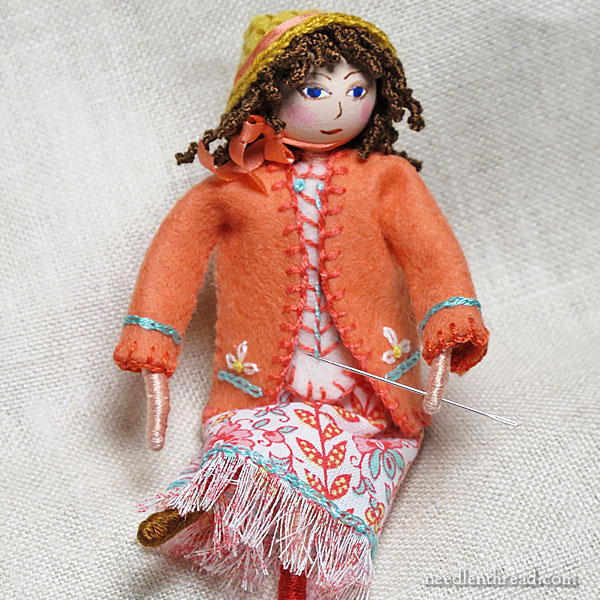 Curly dolls hair: easy doll making tutorial - PepperPot Crafts