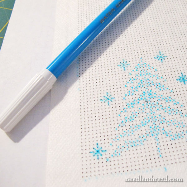 Water Soluble Canvas - cross stitching  Cross stitch tutorial, Cross  stitching, Stitch