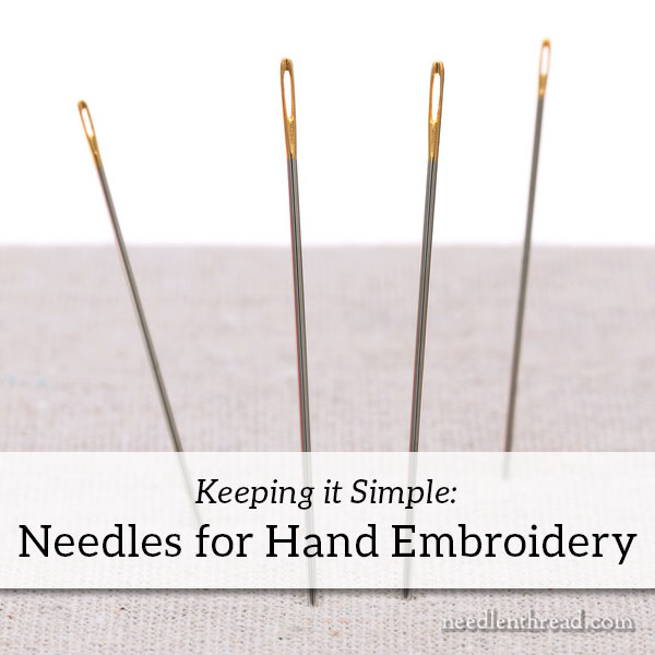Multi-Packs of Embroidery Needles & How to Read Them –