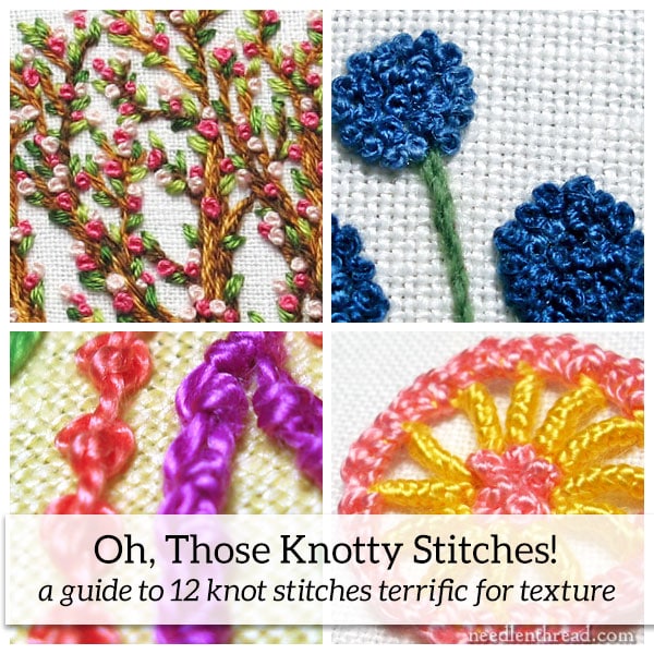 Types of Hand Embroidery Stitches and Temporary Stitches