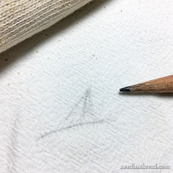 Embroidery Transfer Tip: Erasing Pencil Mistakes from Fabric –