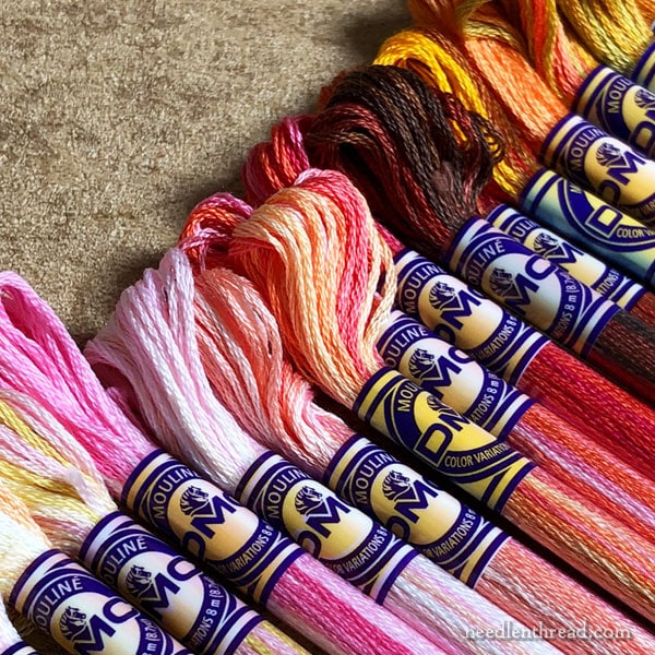 Thread Talk: Variegated Embroidery Threads – Thoughts & Questions –