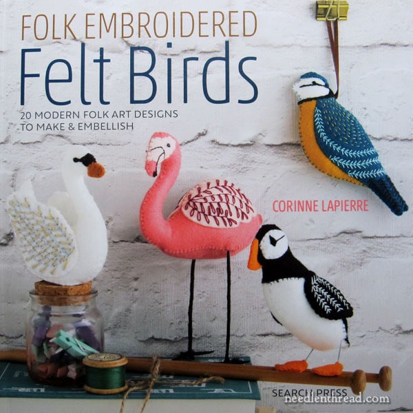 Folk Embroidered Felt Birds – Book Review –