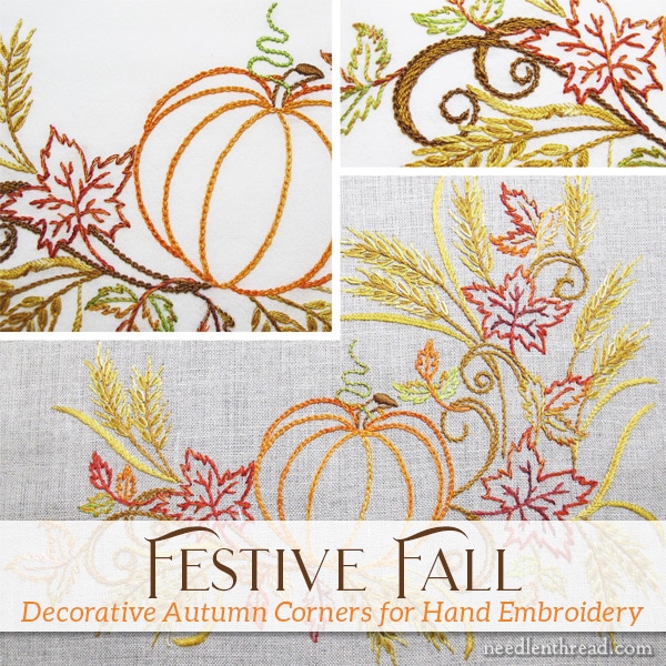 Fall Hand Embroidery Patterns