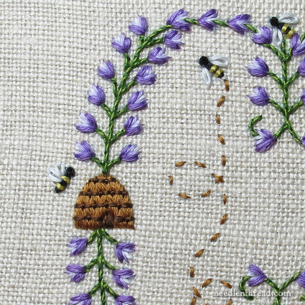Books & Plants Embroidery Design - Free Pattern 