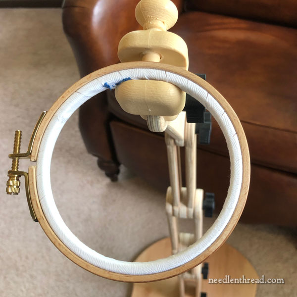 Nurge Floor Stand For Embroidery Hoops A Review Needlenthread Com