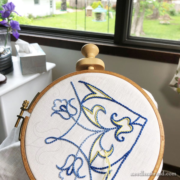 Nurge 8 Spring Metal Embroidery Hoop in Deep Blue | Michaels