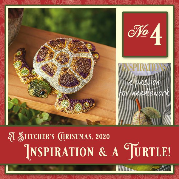 A Stitcher's Christmas #4: The Gift of Inspiration… and a Turtle! –