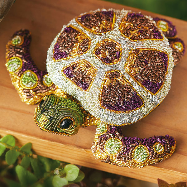 Peace Lily Embroidery Kit — Embellished Elephant