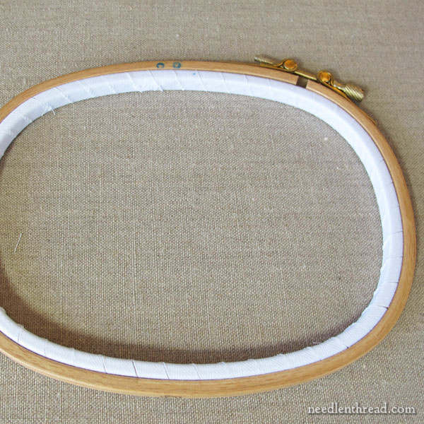 Elbesee Wooden Embroidery Hoop. 12 inch Diameter.