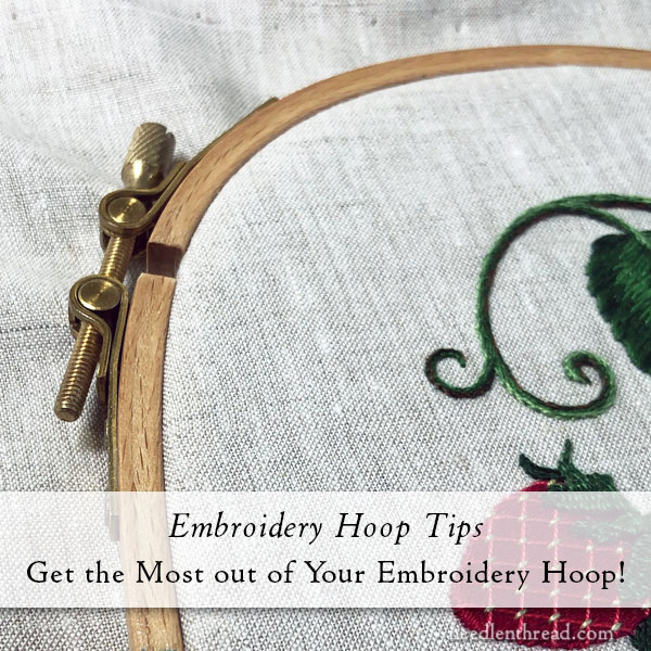Preparing to Embroider- Stretching Fabric into the Hoop 