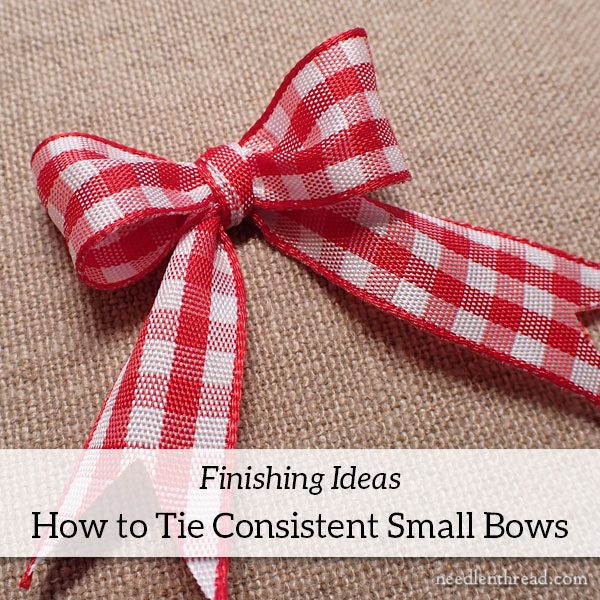 How to Make Small, Consistent Bows + Give-Away Winner! –