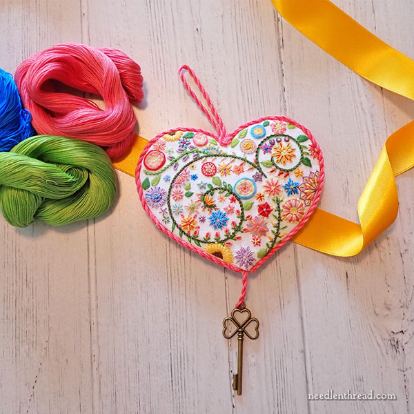 Key to My Heart – Your Embroidery Valentine –