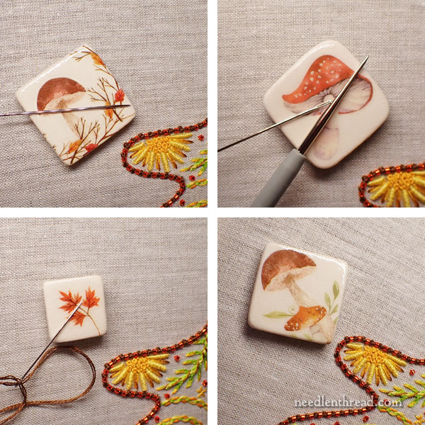 Autumn & Mushroom Needle Minders