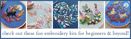 Embroidery Kits for Beginners & Beyond